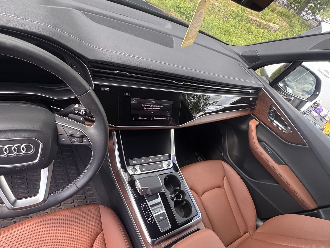 Audi Q7 — Front Interior — Interior Detailing by Bezkoro Detailing